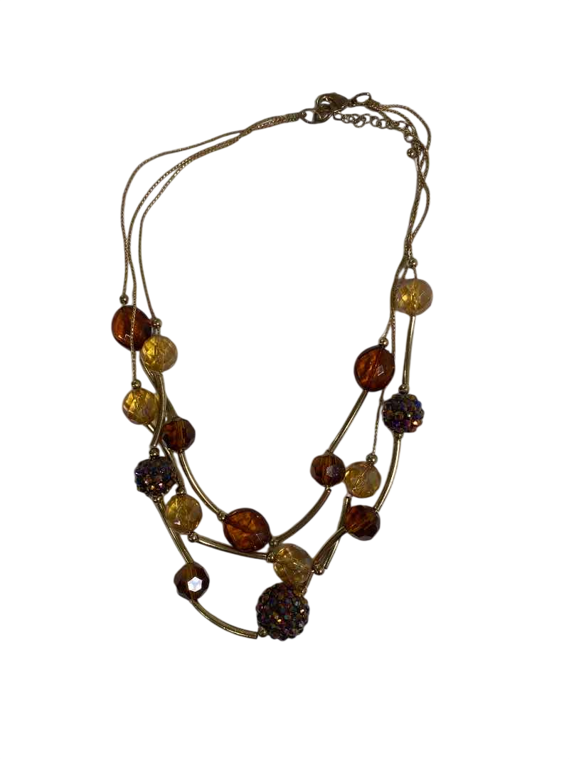 None Beaded Multi-Strand Necklace Jewelry
