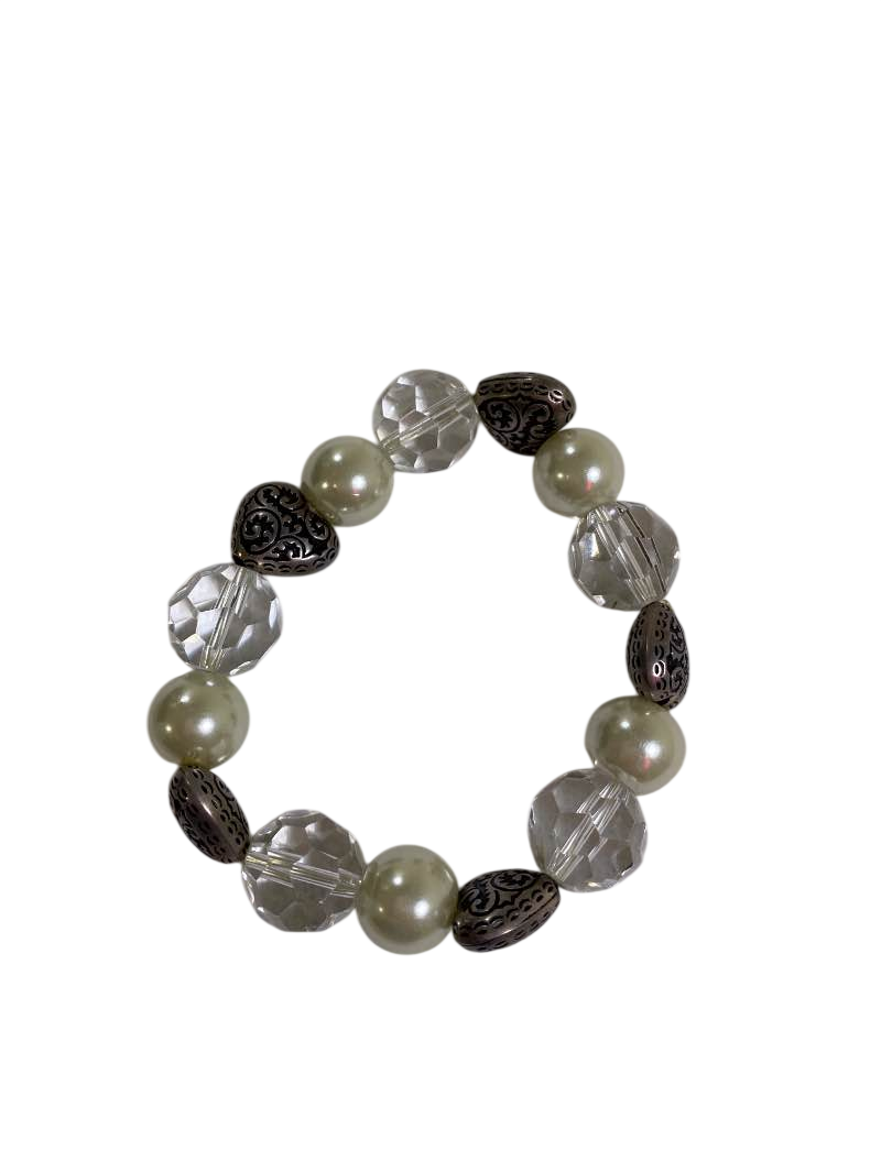 None Beaded Stretch Bracelet Jewelry