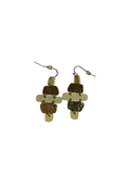 None Textured Drop Earrings Jewelry