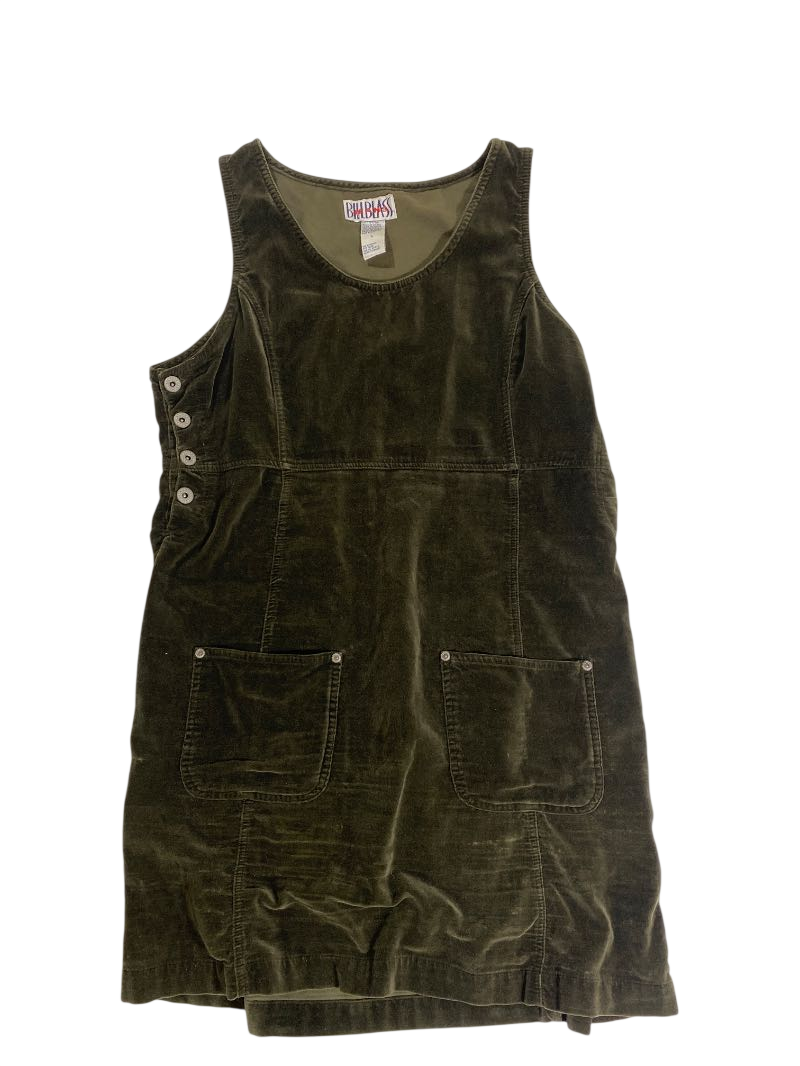 Bill Blass Jeans  Corduroy Jumper Dress Vintage