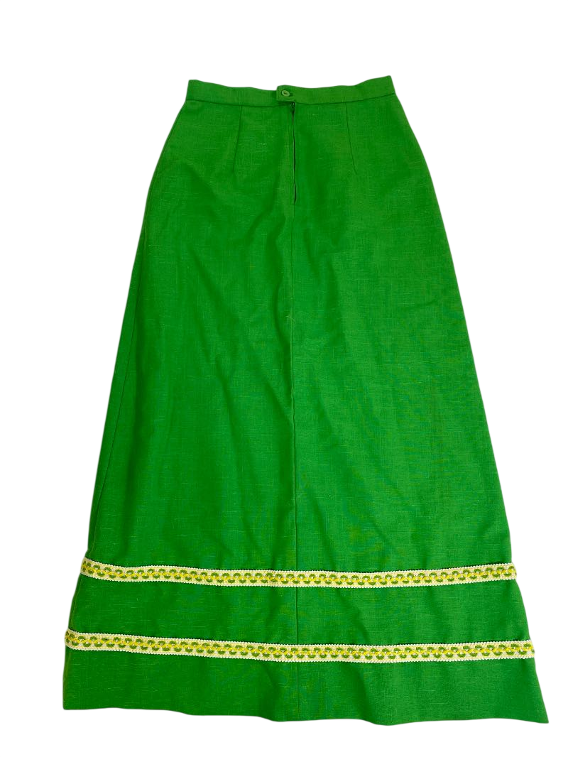 None Retro A-Line Skirt Vintage