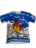 None Tropical Graphic T-Shirt Vintage