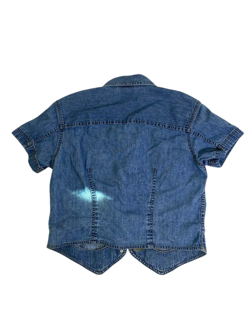 Liz Claiborne  Vintage Denim Blouse Vintage