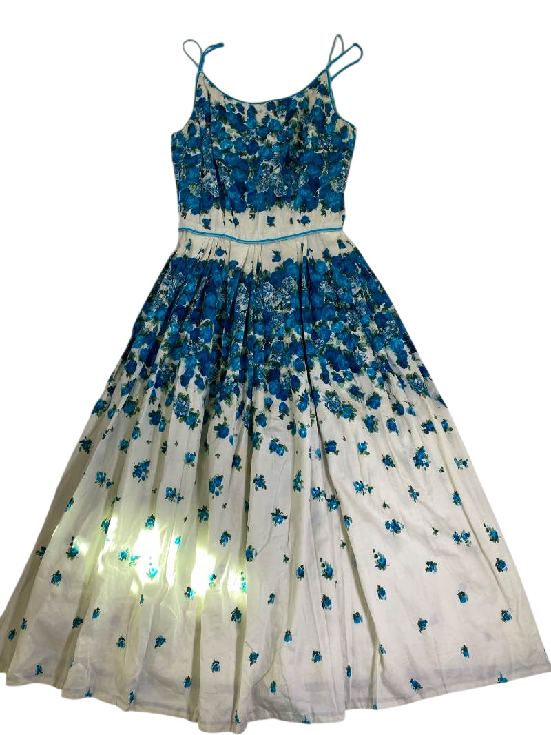 Frances Foster  Vintage Floral Dress Vintage