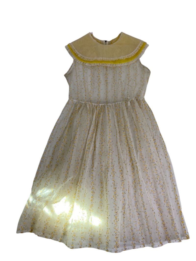 None  Vintage Floral Dress Vintage