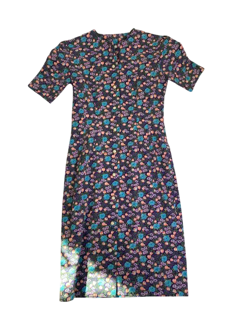 None Floral print dress Vintage