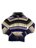 Dressbarn  Striped Zip Cardigan Vintage