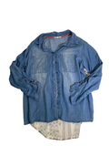 Hint of Mint  Button-Up Long Sleeves Long Sleeves
