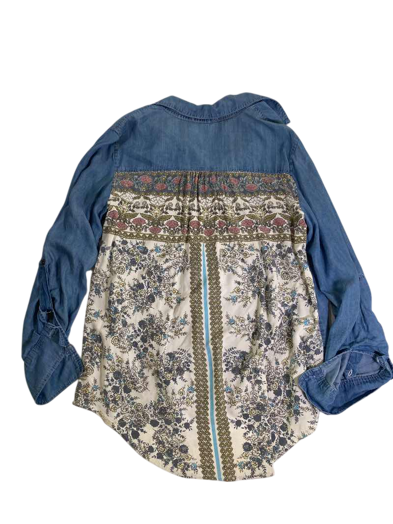 Hint of Mint  Button-Up Long Sleeves Long Sleeves
