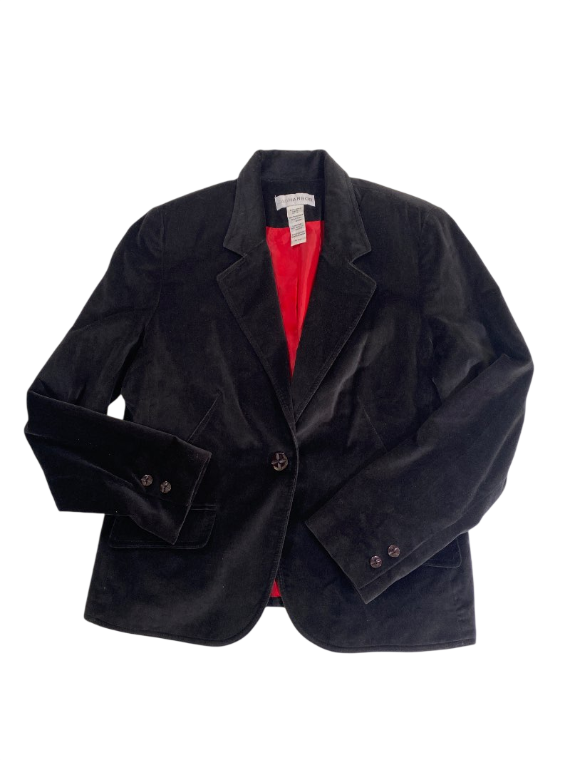 Sag Harbor Vintage Velvet Blazer Vintage