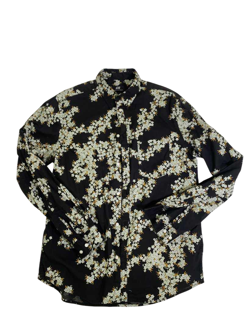 H&M Floral button-down Long Sleeves