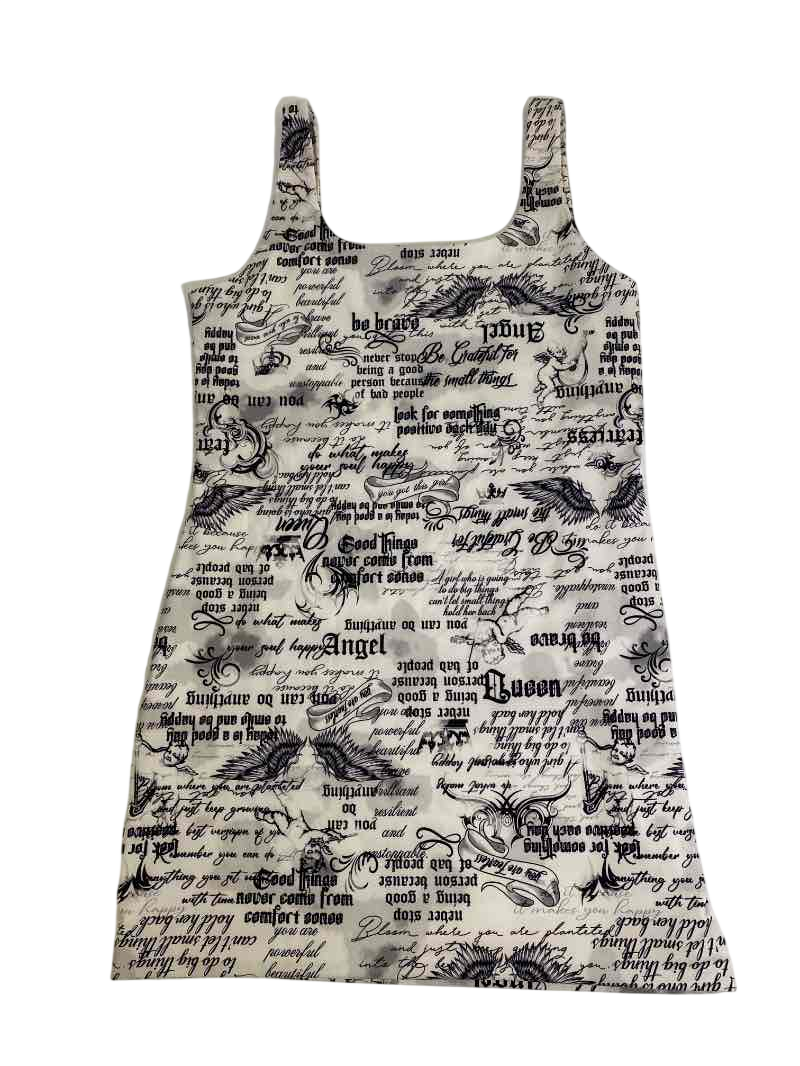 None Scoop Neck Printed Dress Dresses