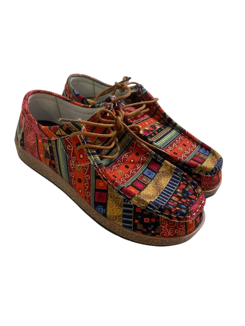 None Patterned lace-up sneakers Sneakers