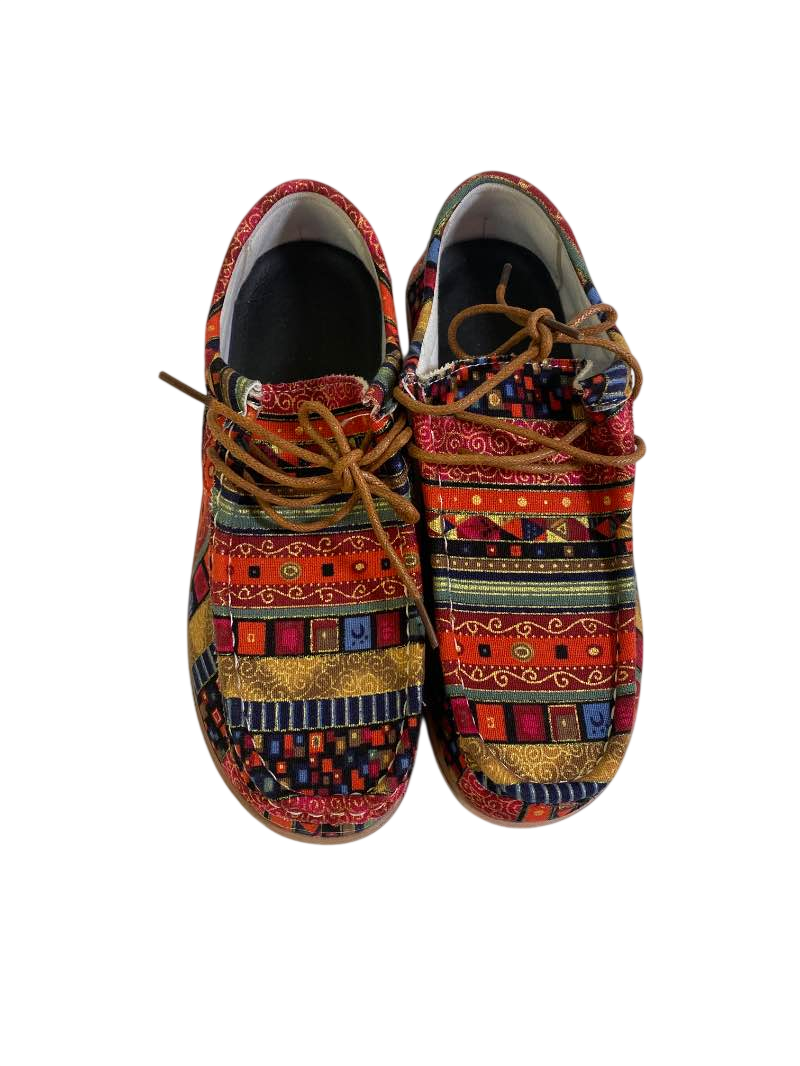 None Patterned lace-up sneakers Sneakers