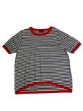 Dokotoo Striped Crew Neck Short Sleeves