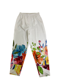 None Floral printed pants Pants