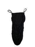 None Ruched Midi Dresses