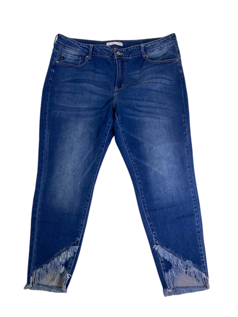 Maurice’s  Distressed Hem Jeans