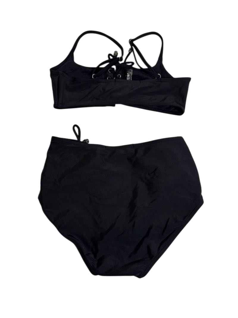 Widow Lace-Up Bikini Swimwear
