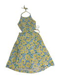 Zara Halter Neck Midi Dresses