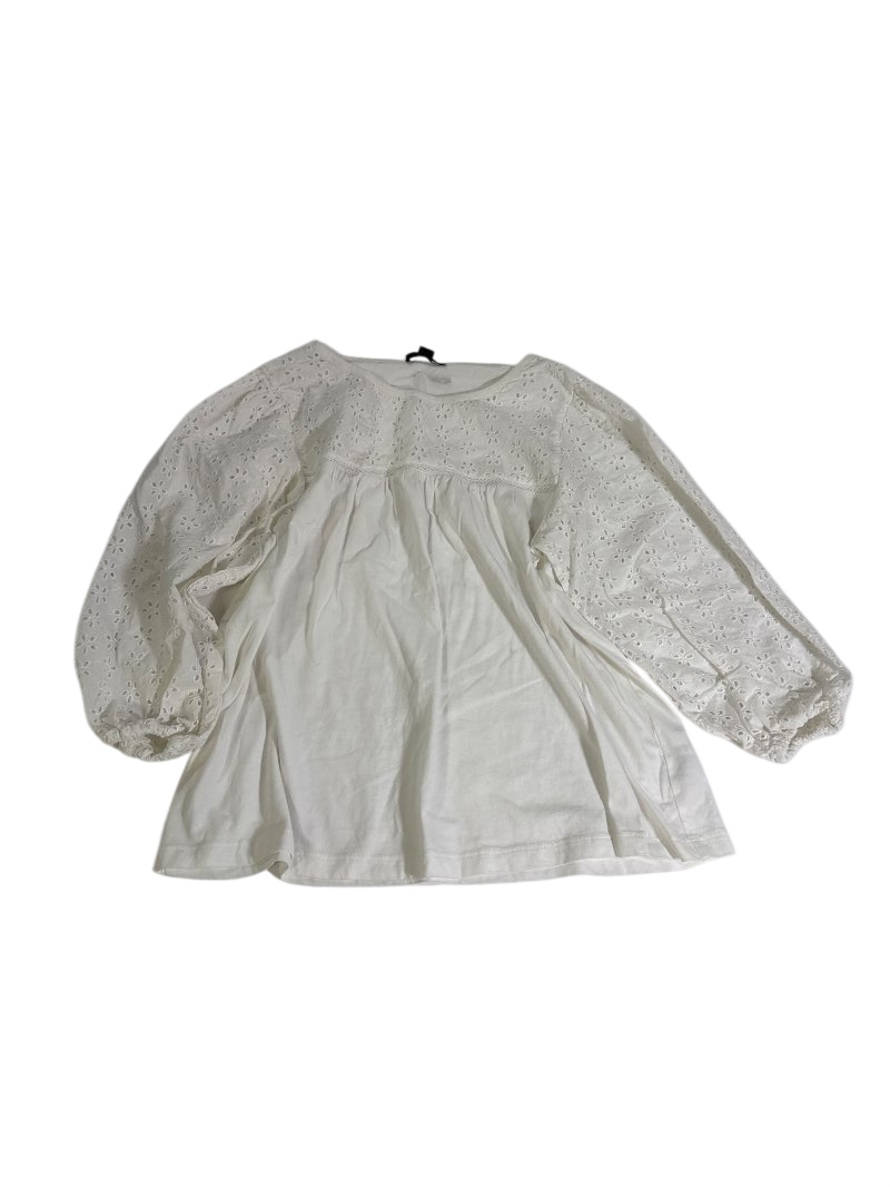 J.crew Eyelet Balloon Sleeves Long Sleeves