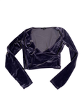 Beyondyoga V-Neck Cropped Long Sleeves