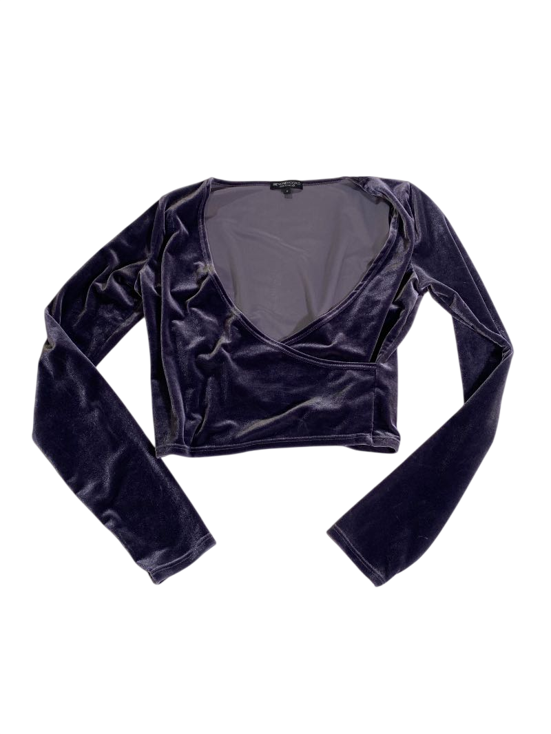 Beyondyoga V-Neck Cropped Long Sleeves