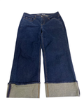 Torrid Wide Leg Cuffed Jeans