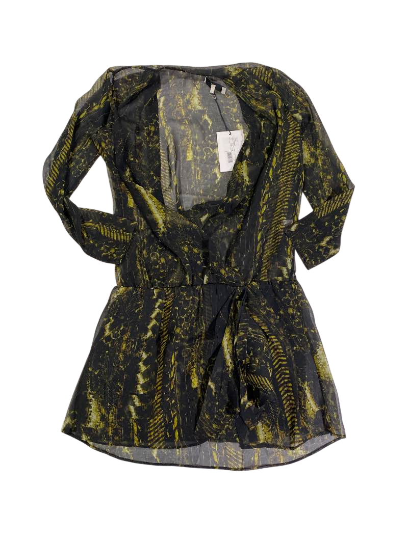 Iro Sheer Wrap Top Long Sleeves