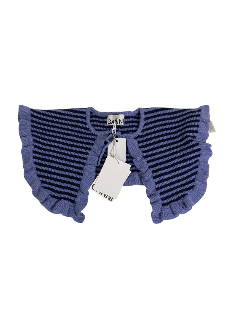 Ganni Ruffled knit collar Accessories