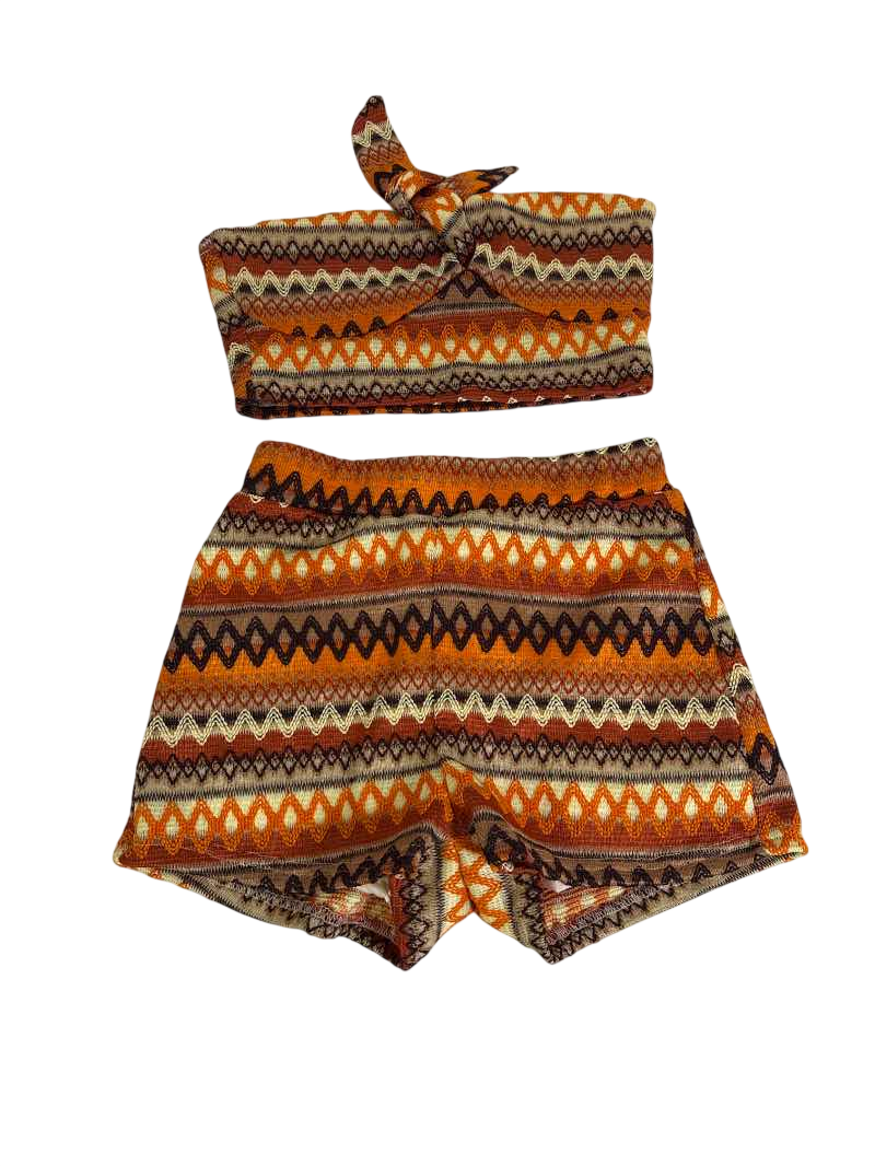 Shein Patterned Two-Piece Set
