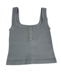 N/A Ribbed tank top Tanks