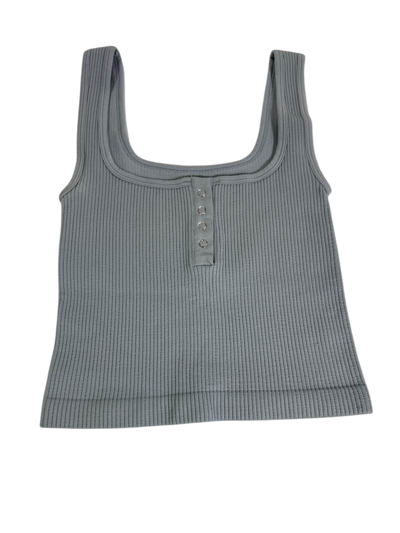 N/A Ribbed tank top Tanks