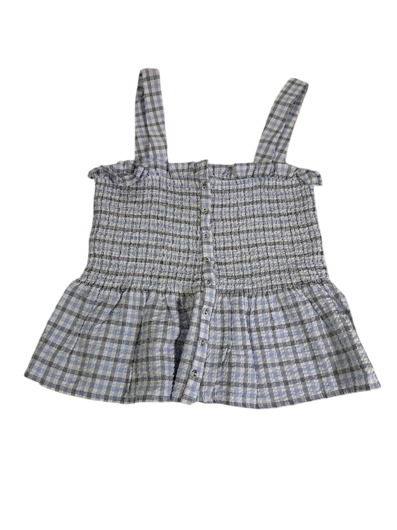 Forever21 Smocked Button-Up Tank Tanks