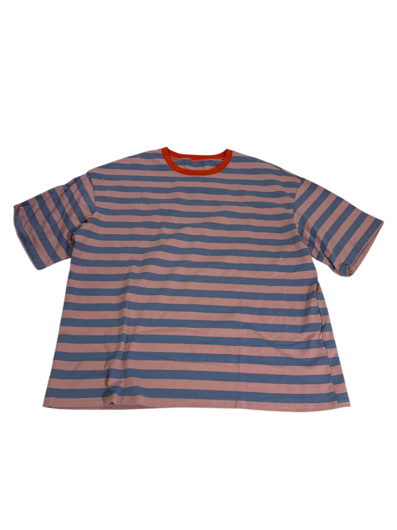 N/a Striped crew neck Short Sleeves