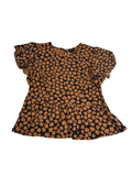 Who what Wear Ruffled short sleeve top Short Sleeves