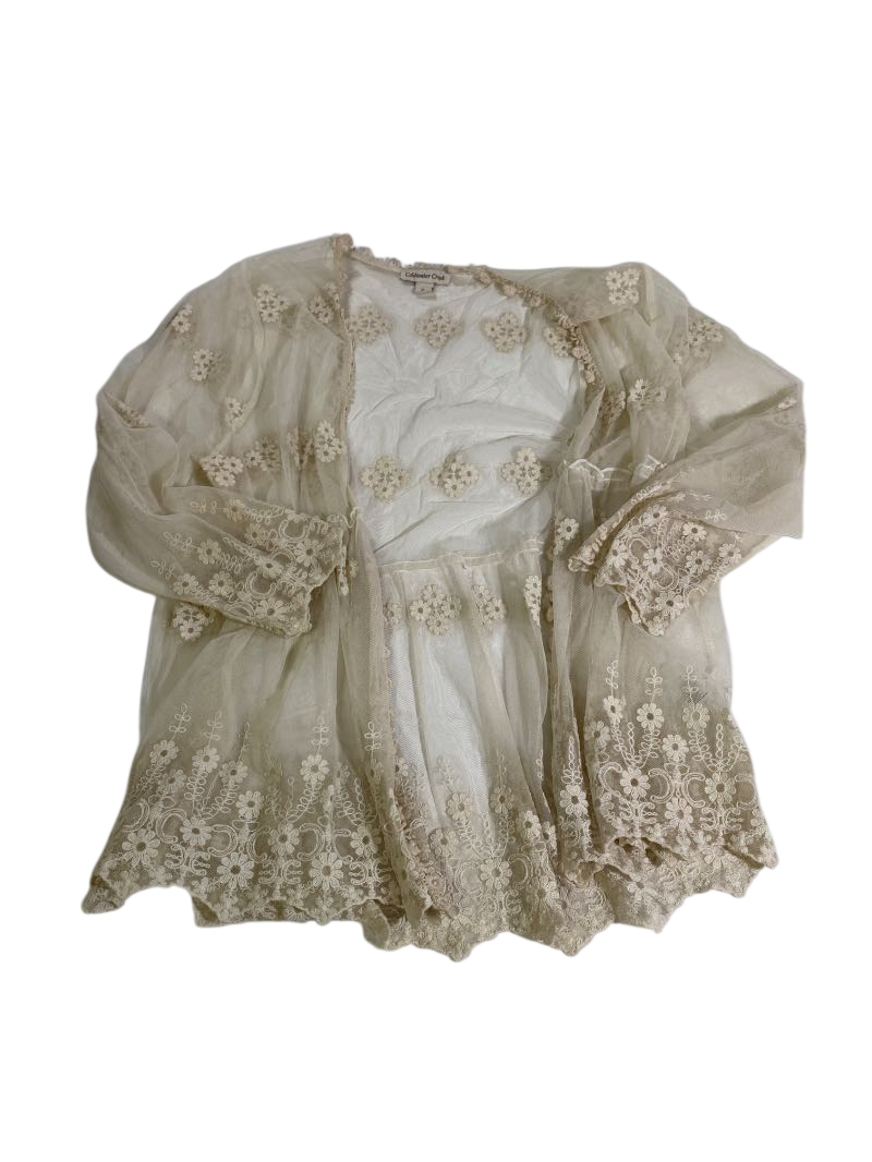 Cold Water Creek Embroidered cardigan Long Sleeves