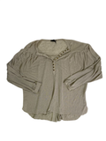 Free People  Button-Front Long Sleeves Long Sleeves