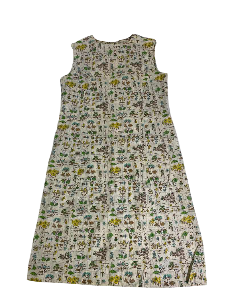None Botanical shift dress Vintage