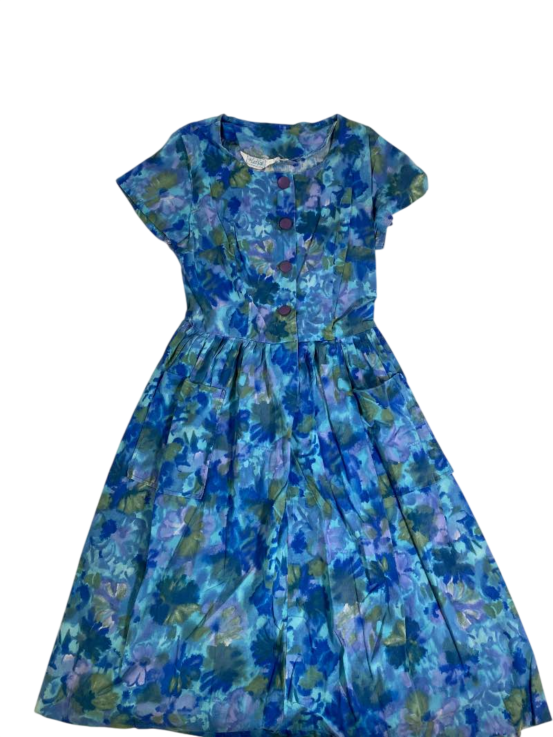 Carol Brent  Vintage Floral Dress Vintage