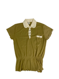 None Retro Collared Top Vintage