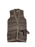 None Knit Buttoned Vest Vintage