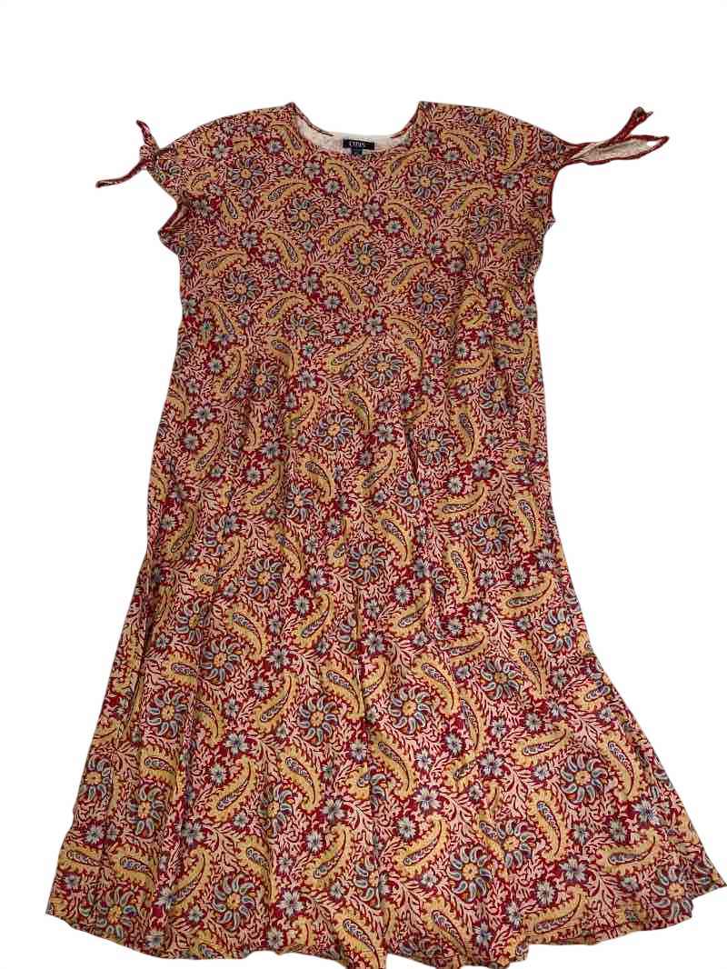 Chaps  Paisley print tie-sleeve Dresses