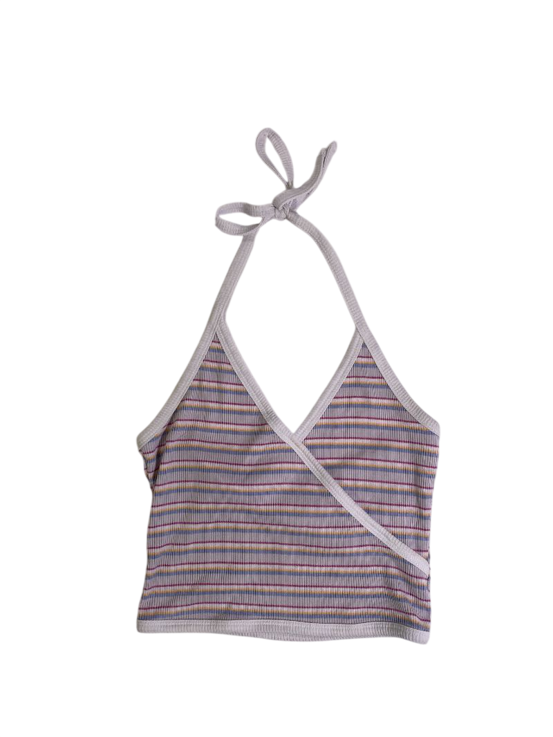 Me to We  Halter Wrap Tank Tanks