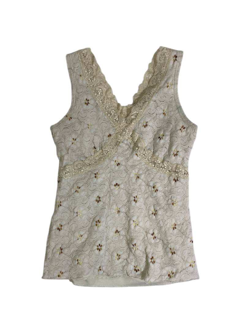 Vivace Lace trim tank Tanks