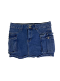 None Utility Mini Skirt Skirt