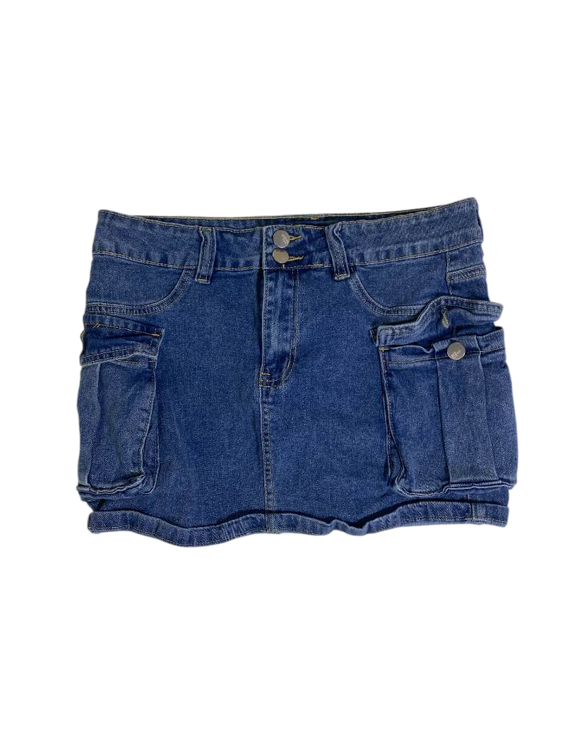 None Utility Mini Skirt Skirt