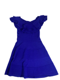 Eliza J Ruffled V-Neck Dresses