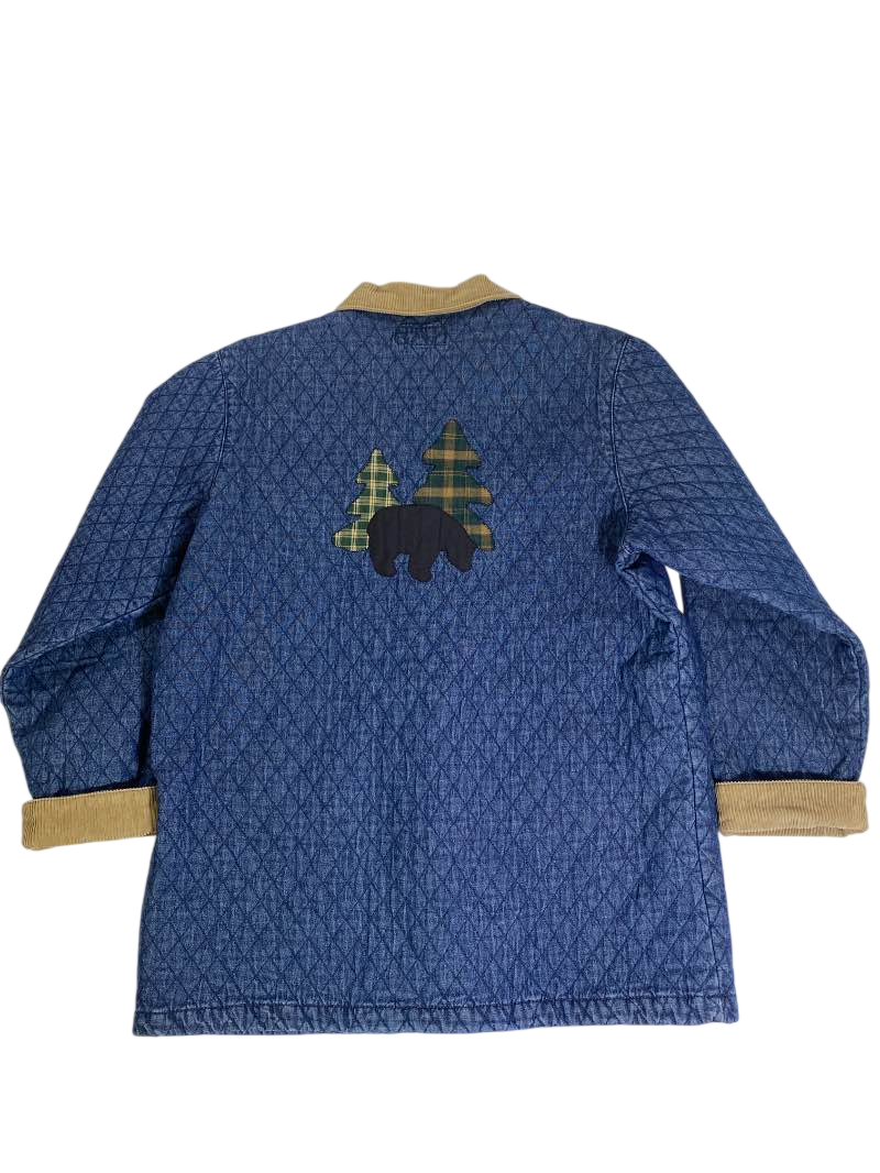 Haiks  Quilted Denim Jacket Vintage