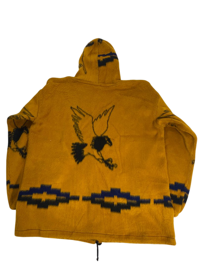 None Southwestern Hooded Jacket Vintage